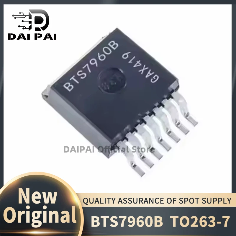(10 unids/lote) 100% nuevo chipset original BTS7960B BTS7960 TO-263