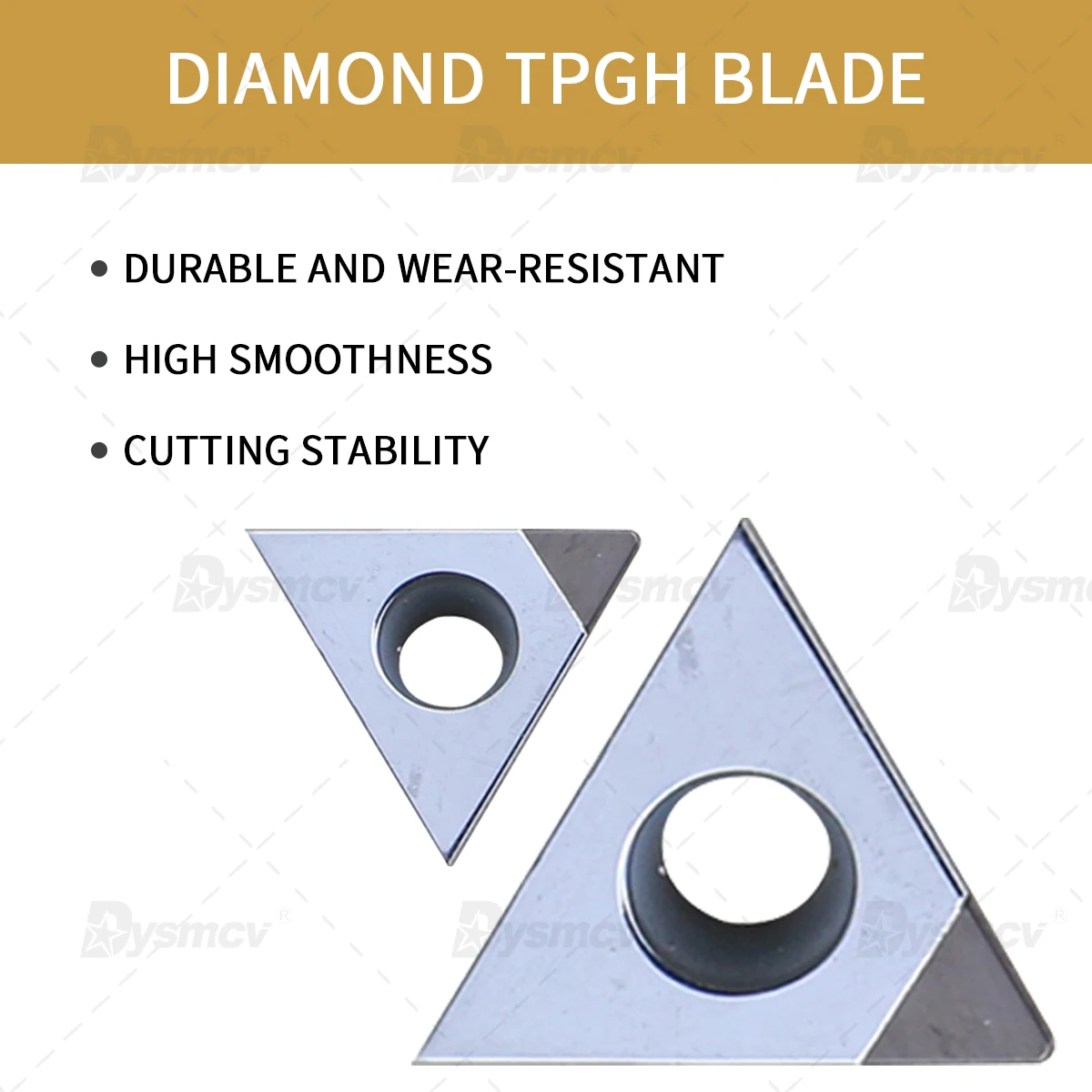 TBGT060102 TPGT080204 TPGT090202 TPGT110302 TCGW110202 Diamond Inner Hole Inserts PCD CBN Lathe Boron Nitride Blade Turning Tool