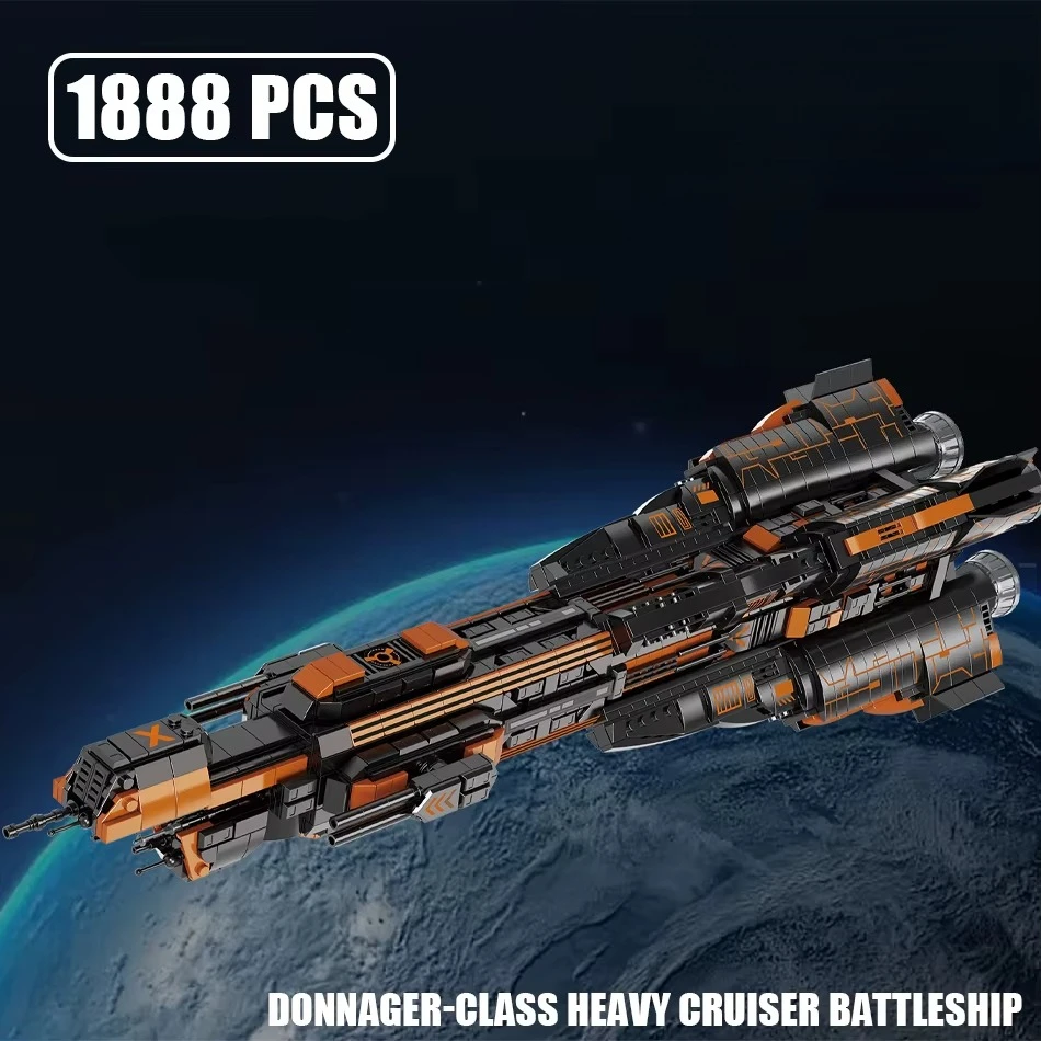 

Конструктор-гражданско-морской крейсер, модель космического корабля Infinite, сборные строительные блоки, игрушки, подарок на Рождество