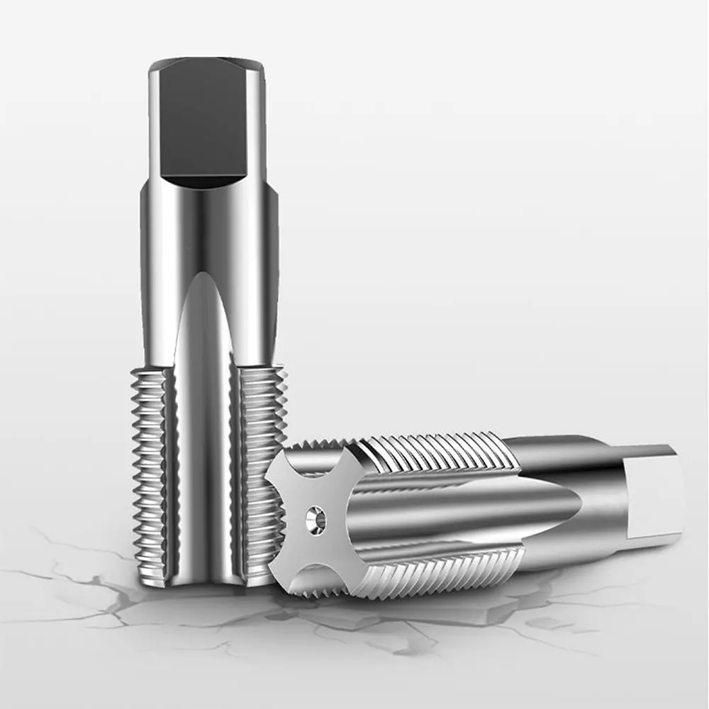 Podofo NPT-Gewindeschneidset 6-teilig 1" 3/4" 1/2" 3/8" 1/4" 1/8" Kohlenstoffstahl Handgewindeschneider-Set Gewindeschneidwerkzeug-Kit – Detail 5