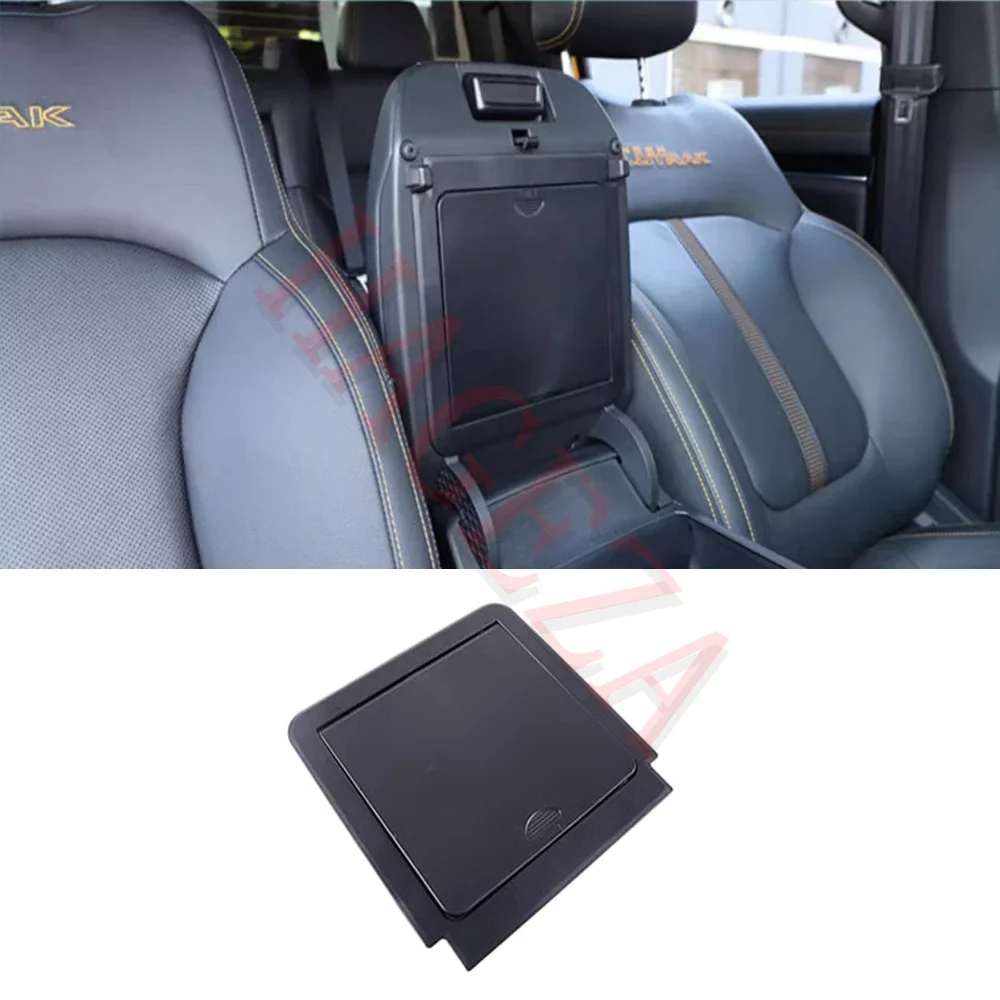 

ABS Auto Armrest Box Privacy Upgrade Storage Box Decorative Cover Trim for Ford Ranger 2023-2024 1PCS