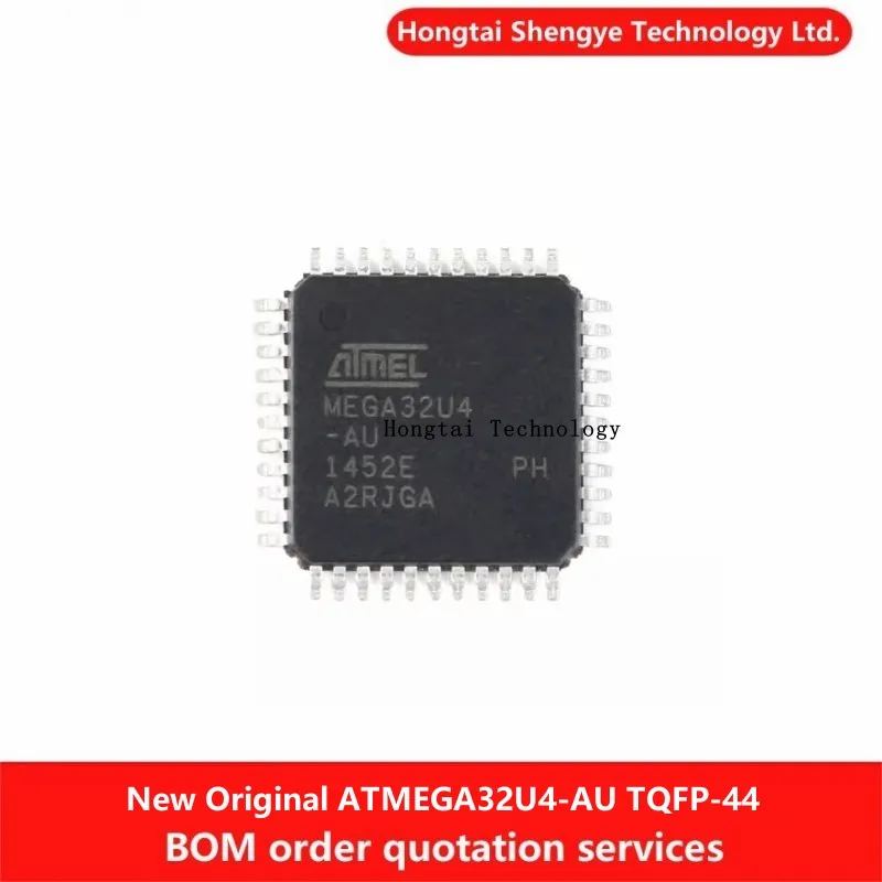 New Original ATMEGA32U4-AU TQFP-44 8-bit Microcontroller AVR 16K Flash USB IC Chip