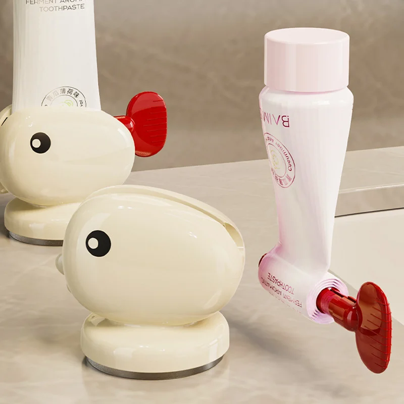 

Suction Cup Punch-free Toothpaste Squeezer Manual Bathroom Accessories Rolling for A Smooth and Comfortable Brushing Experience