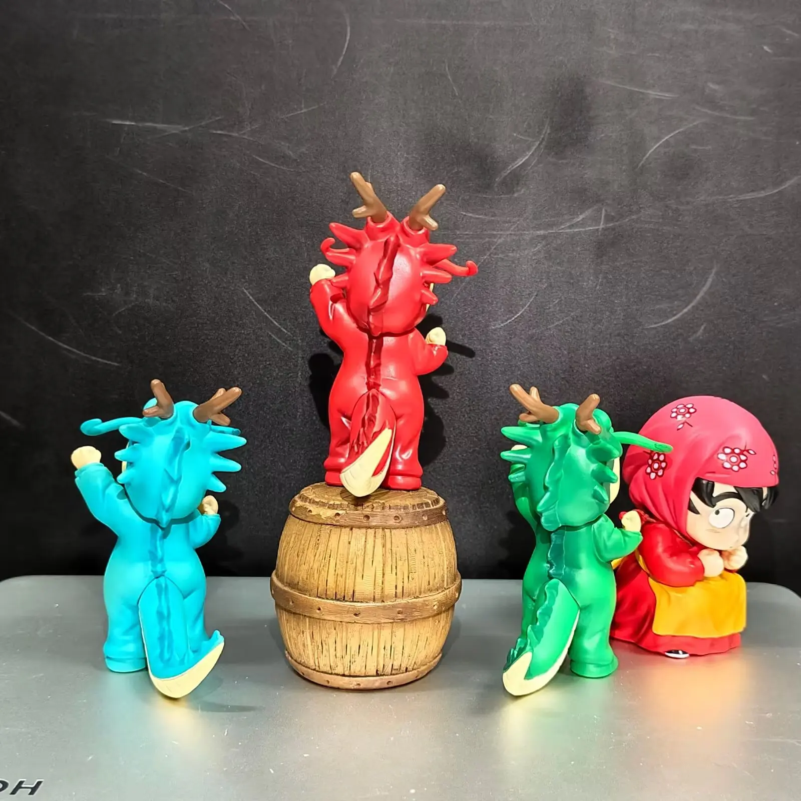 Bandai Dragon Ball Z Goku 10 cm Action Figure Kid Goku Cosplay Pvc Bureau Standbeeld Anime Speelgoed Model Voor Collection decor Gift