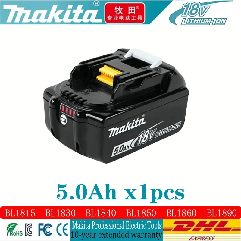 

NEW Makita 18V 6AH 6000mAh Battery Rechargeable Li-ion Lithium-ion Batteries Charger for BL1860B BL1850 BL1830 BL1815 LXT400