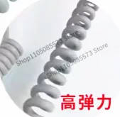 9Core 26AWG 0.15mm2 Gray Spring Spiral Cable Telescopic Wire Stretch 2Core individually shield Stretchable Wire Shrinkable Cable