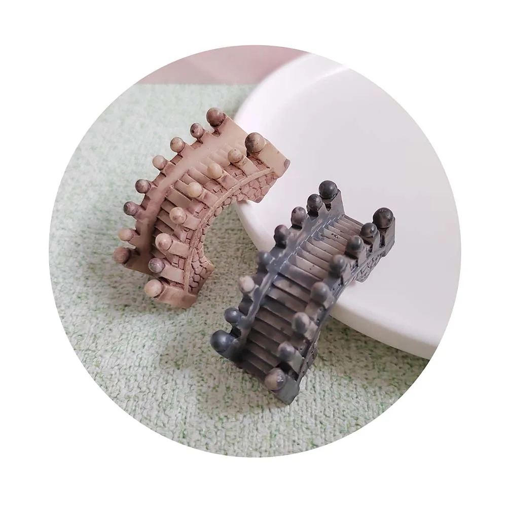 

Mini Doll House Bridge Figurines Miniature 3D Bridge Ornaments for Fish Tank Fairy Garden Decoration