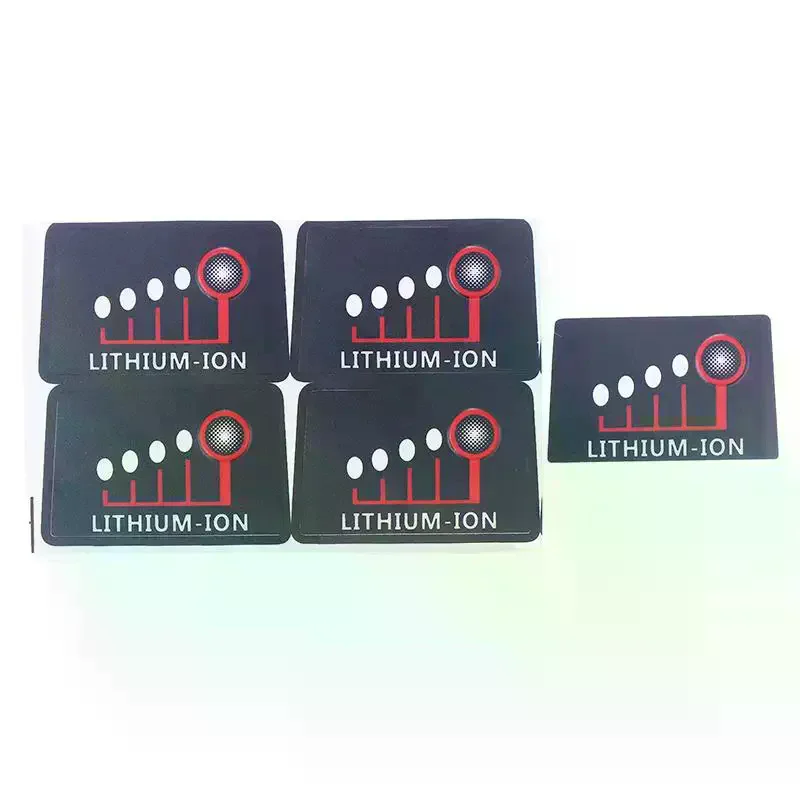 M18 Lithium Battery LED Power Display Stickers LED Key Label For 18V 48-11-1815 Li-ion Battery Pack For