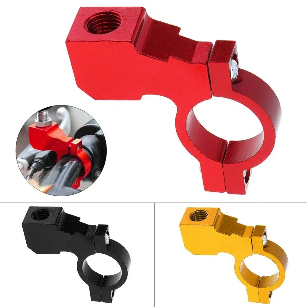 NEW Motorcycle Rearview Mirror Bracket – 10MM Thread, 22mm Handlebar Clamp