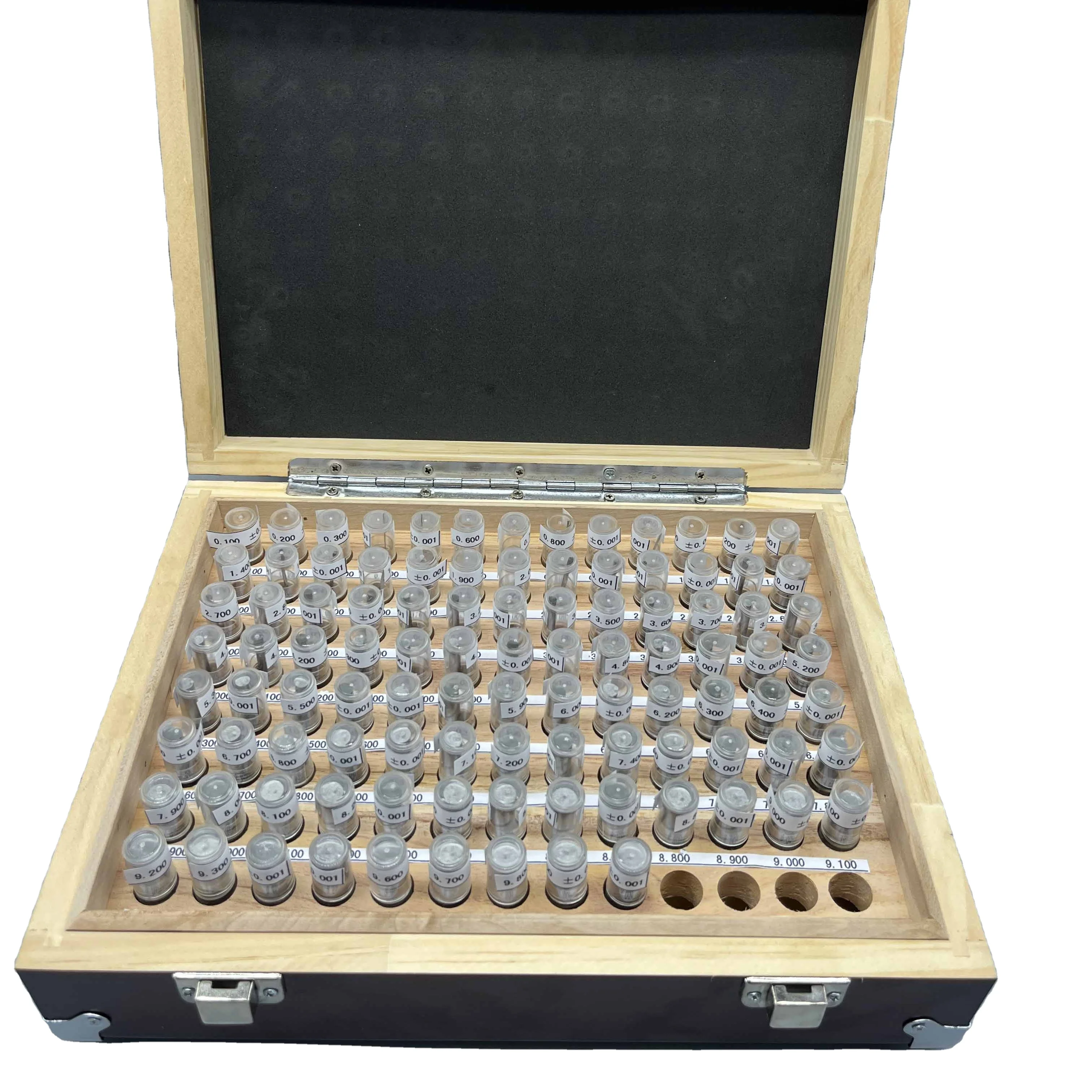 100 Pieces RF Brand R-225-05 Pin Gauge 0.100-10.000mm Plug Set 0.001mm Tolerance Bearing Steel For Electronic Circuit Boards