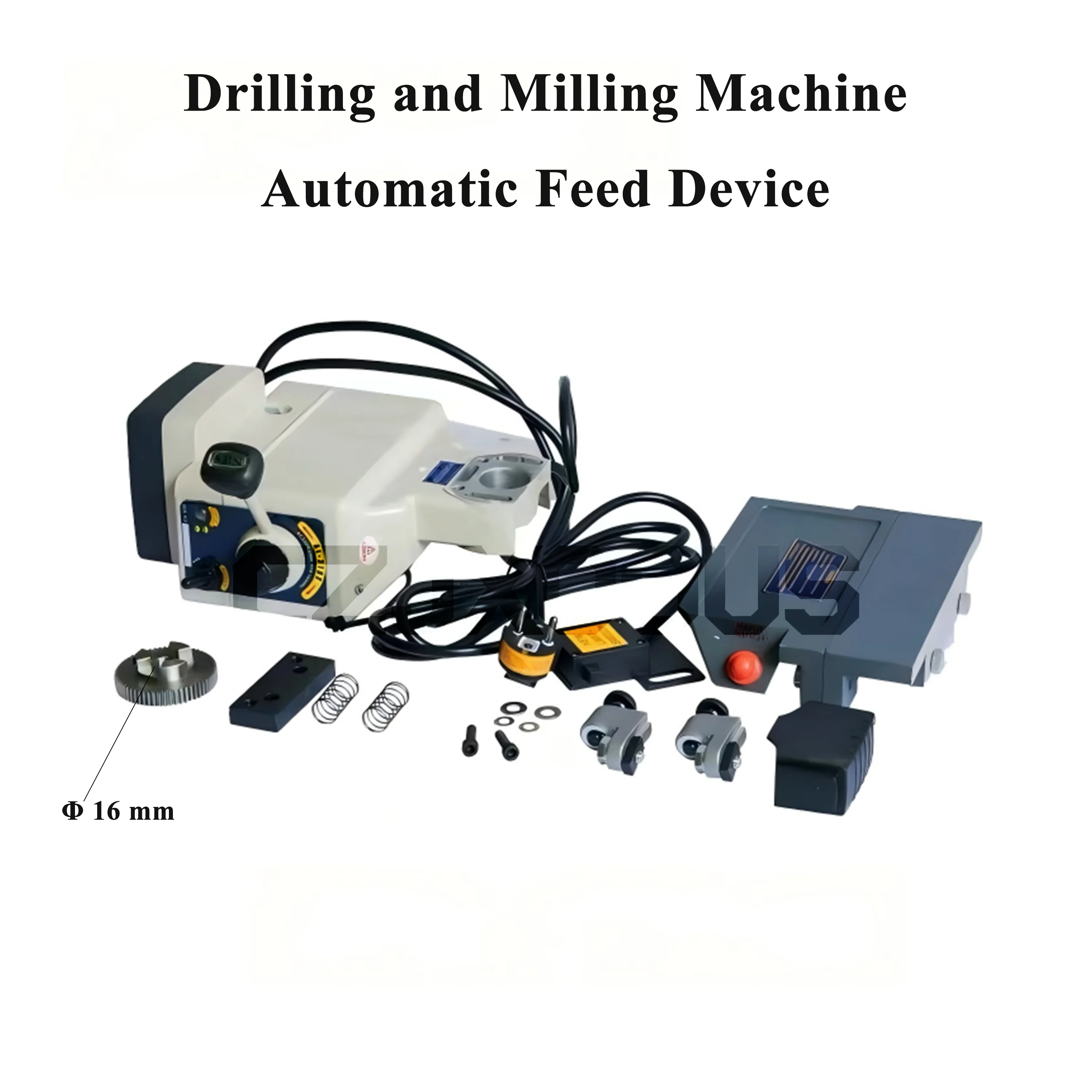 CZJXOOUS Milling Machine Power Feed Horizontal Automatic Power Feeder， Drilling Milling Machine X Axis Longitudinal Feed