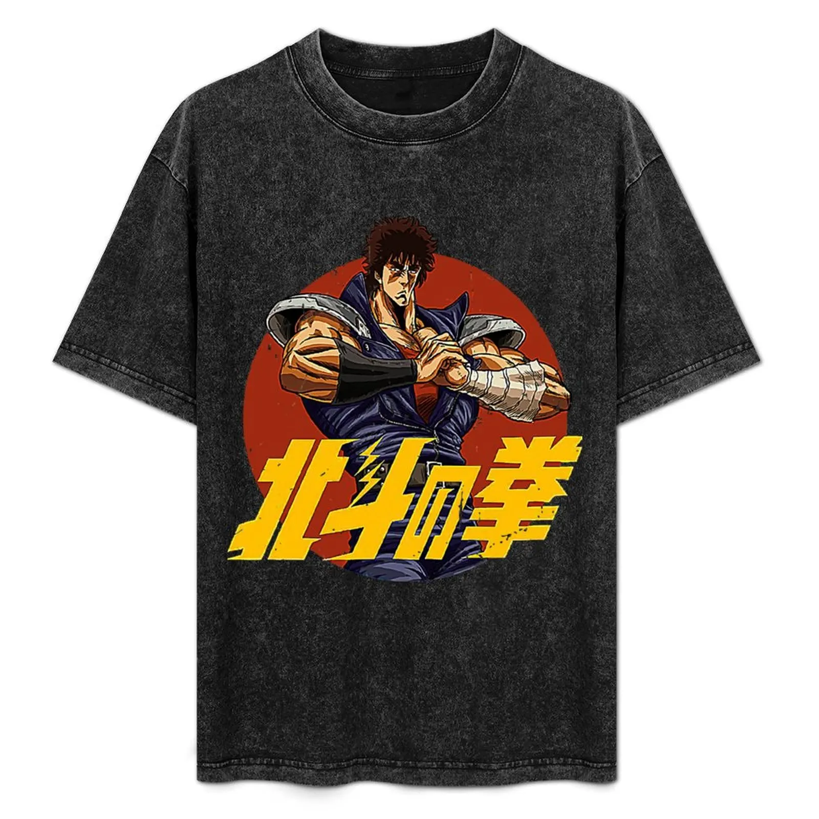 FIST OF THE NORTH STAR T-Shirt quick drying anime figures animal prinfor boys black t shirts for men