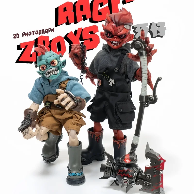 Nueva Figura de Acción Articulada Oficial y Auténtica de la Serie D_one Studio Rage-Zboys, "Tooth Kid" / "Ya Zai", Escala 1/12, con Ropa de Tela