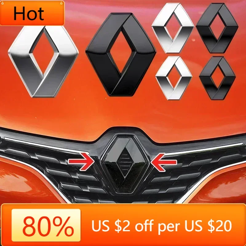 

2026 Hot For Renault Interior Stickers For Renault Megane 2 3 Clio Duster Captur Logan Koleos Auto Accessories Car Front Hood Em