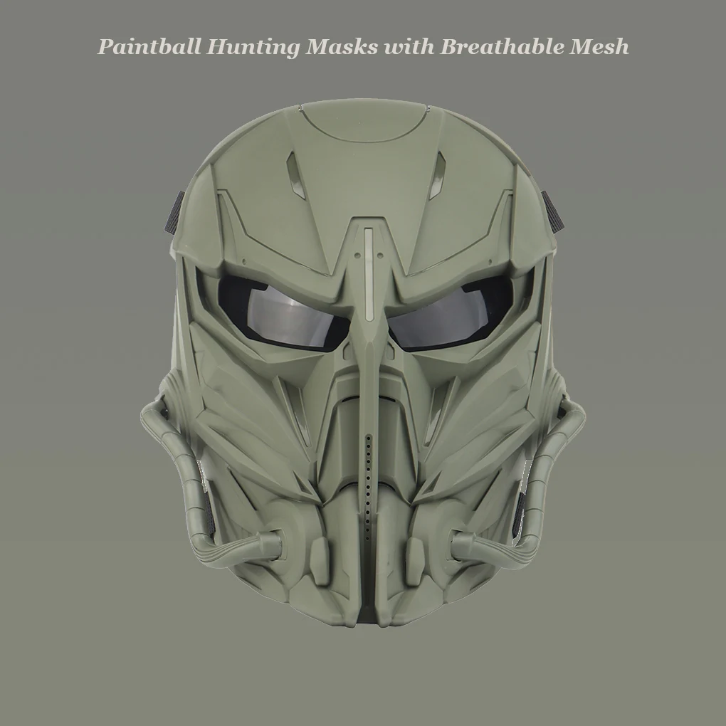 Paintball Hunting Masks Face Cover Headgear Protection Safety Reduing Impact Facepiece Costume with Sponge Cushion Christmas