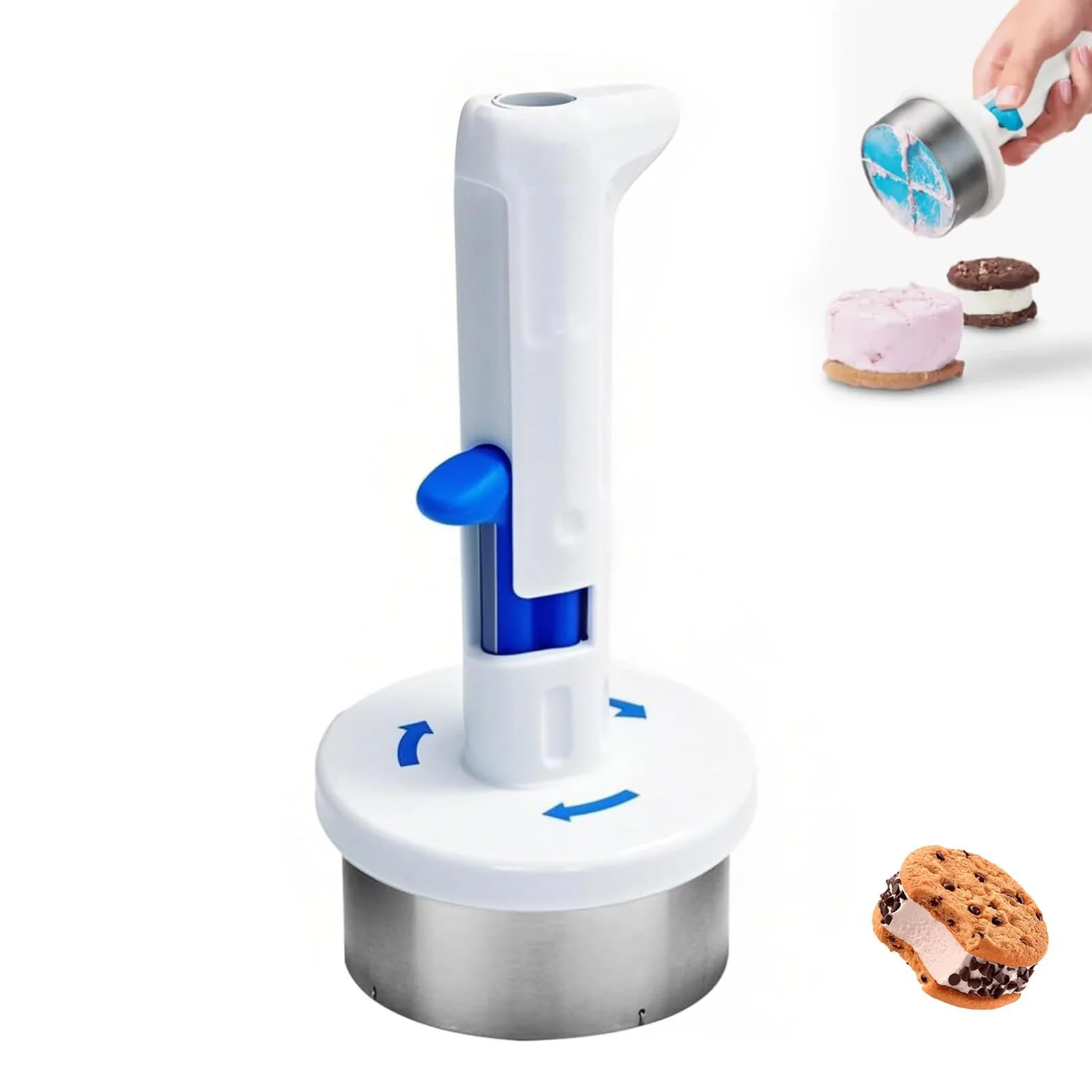 

Ice Cream Push Scoop DIY Ice Cream Scoop for Making Ice Cream Sandwiches Ice Cream Scoop Ice Cream Scoop Kitchens Dessert Tool