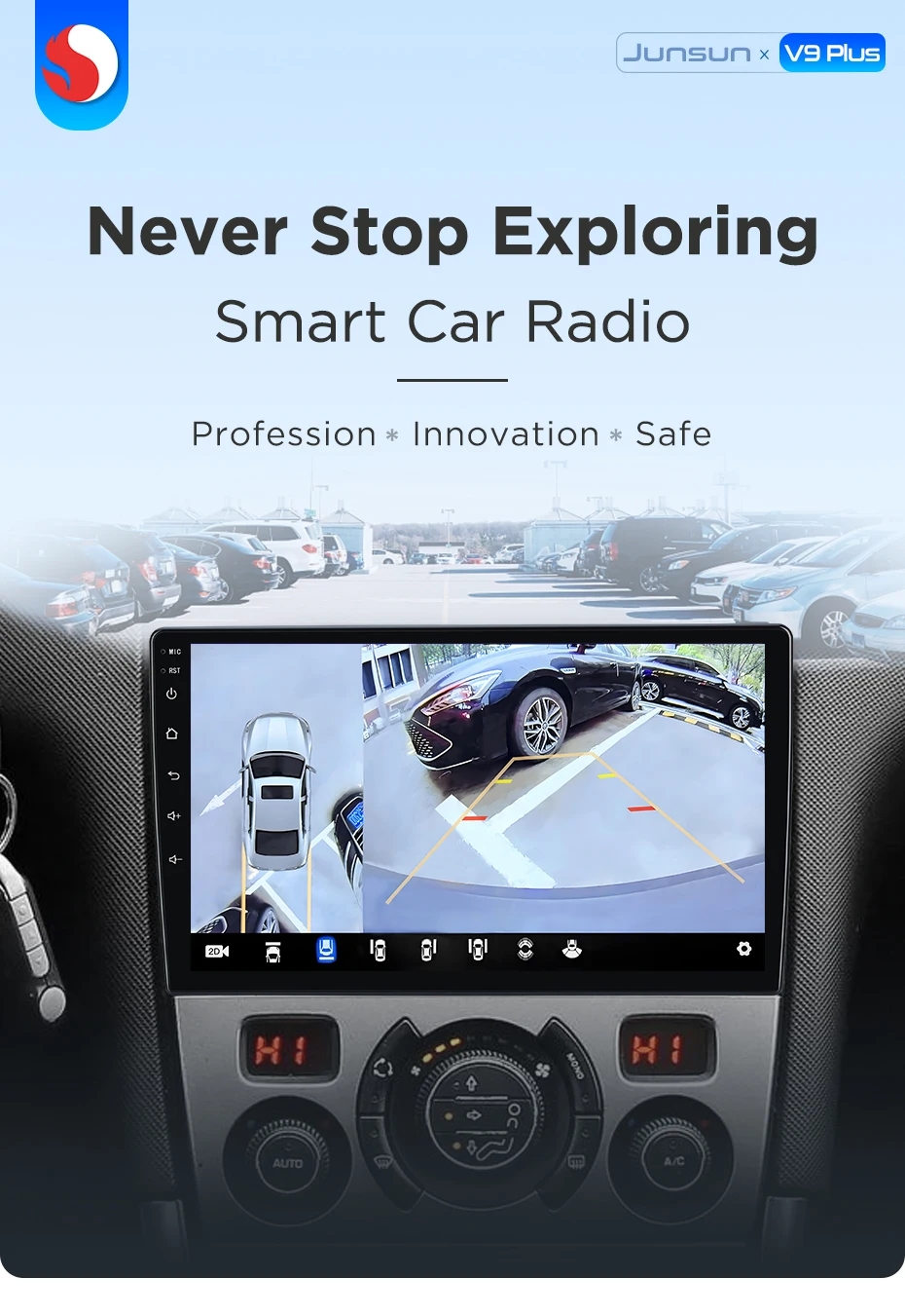Junsun Autoradio für Peugeot 408 für Peugeot 308 308SW CarPlay Android Auto Multimedia Player GPS Autoradio BT 360 Kamera 8-Kern-Prozessor – Detail 1