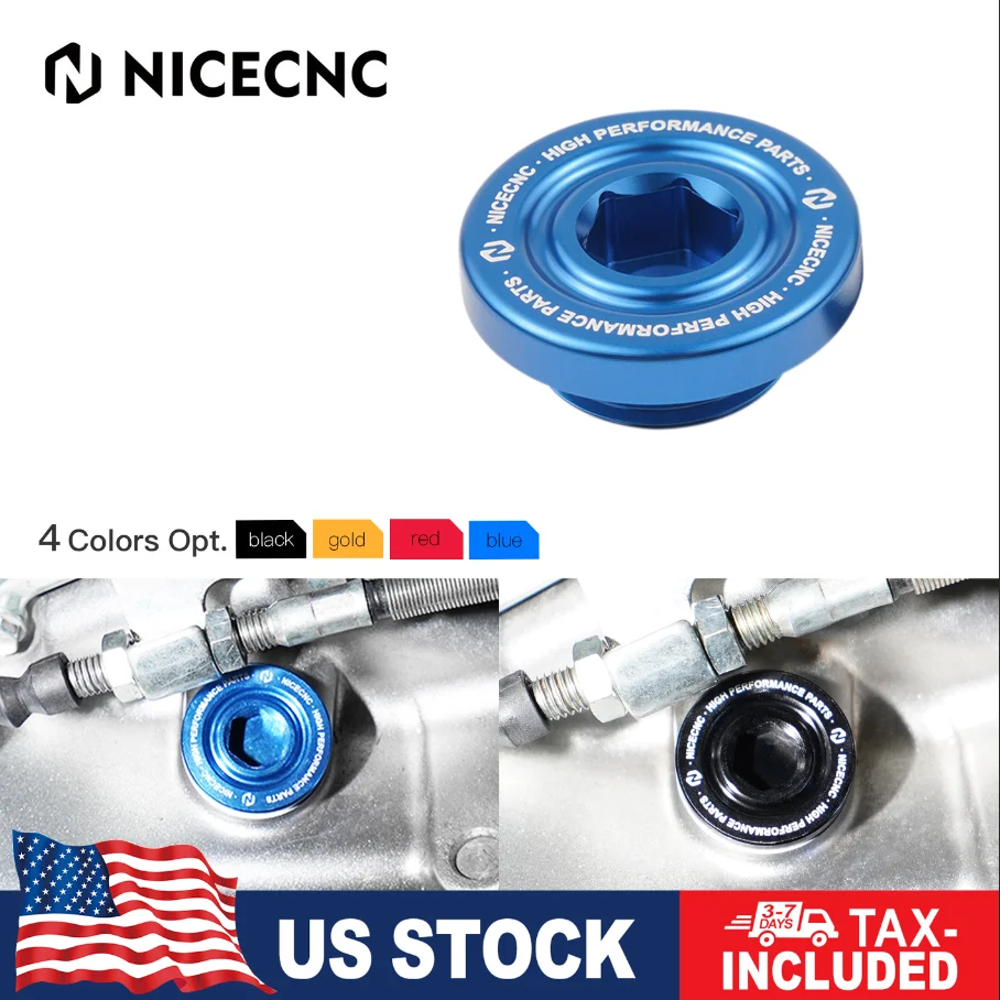NICECNC Oil Filler Drain Plug Cap Cover For YAMAHA Raptor 700 2013-2023 Raptor 700R 2012-2023 2019 2018 2017 YFM700 YFM700R ATV
