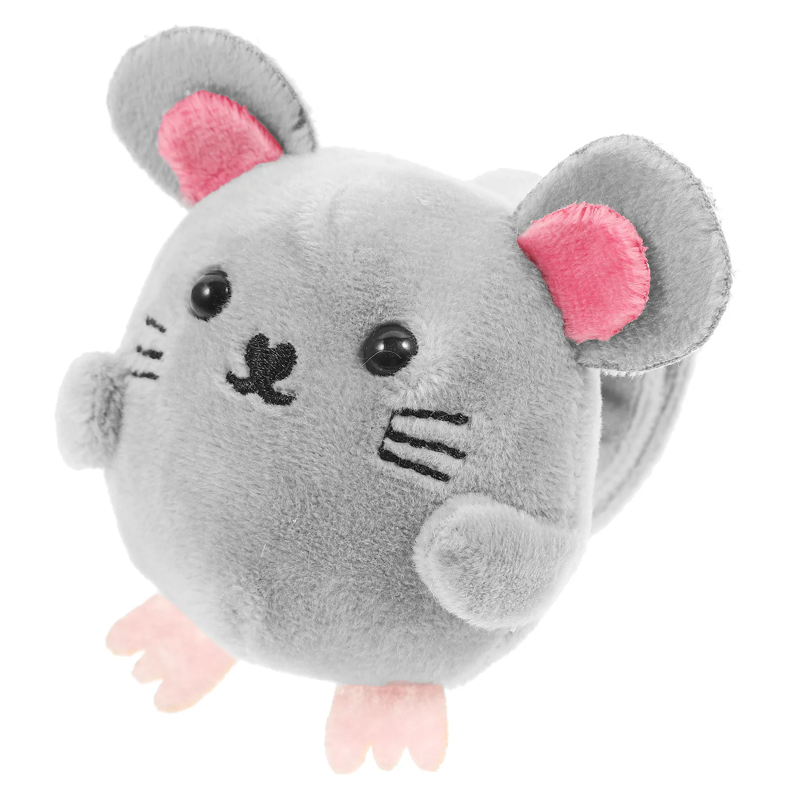 

Stuffed Mouse Slap Bracelets Soft Comfortable Animal Wristbands Party Supplies Cartoon Snap Bands for Birthday Jungle Theme