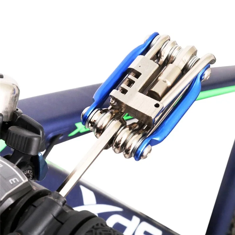 WEST BIKING 11 in 1 Bicycle Repair Tool Multifunction Bicycle Repair Set MTB Road Bike Repair Tools Kit Wrench Screwdriver