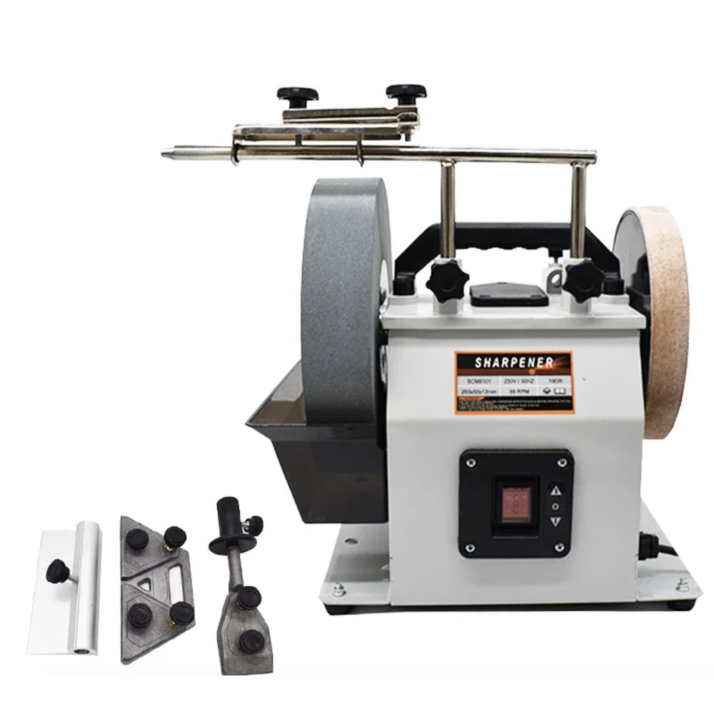 

10 Inches New Sharpening Machine 220v/180w Low Speed Water Cooled Grinder Small Polisher Standard High Match Tools Equipment