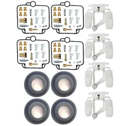 FOR Suzuki DR750 DR750S 1988-1989 DR 750 750S Motorcycle Cylinder carburetor repair kit Fuel system float plunger diaphragm