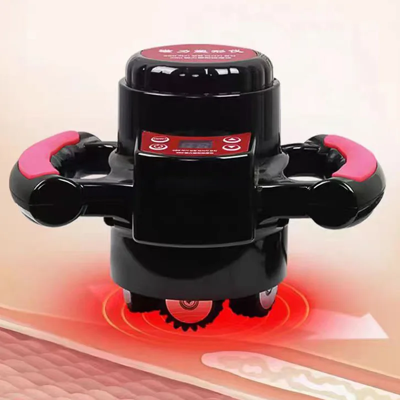Rotating Wheel Vibration Massager Back  Lumbar Anti Cellulite Slimming Device Calf Vibrator Roller Massager Body Maderotherapy