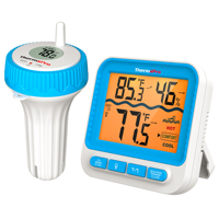 Thermopro TP211B Wireless Large Screen Pool Thermometer, IPX8 Waterproof Water Temperature Monitor for Swimming Pool Hot Spring