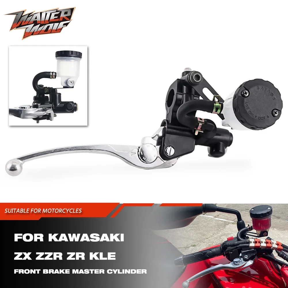 

For Honda Yamaha Suzuki Kawasaki 22mm Handlebar Lever Brake Master Cylinders Reservoir Oil Fluid Cup for Ninja Z650 Z750 ZX ZZR