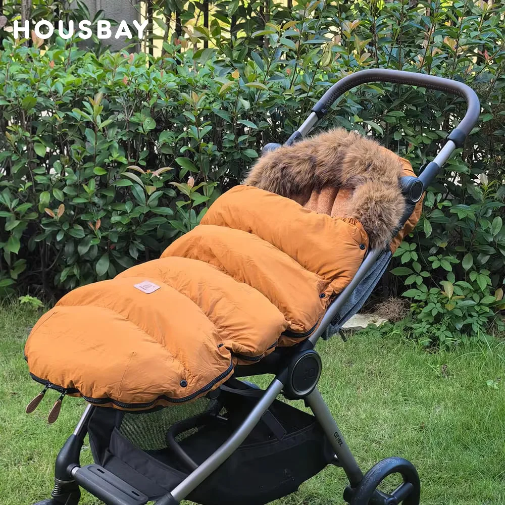 عربة أطفال بعمر 0-36 شهرًا، غطاء قدم دافئ ودرجة الحرارة، صديق للبشرة وناعم، 4 طرق، ملحقات عربة بسحاب