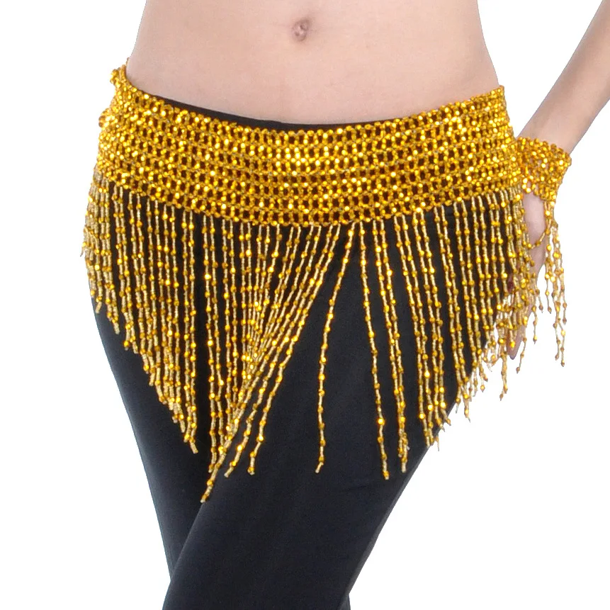 Belly Dance Elastic Beads Waist Chain Dancing Wear Accessories Belly Dance Belt