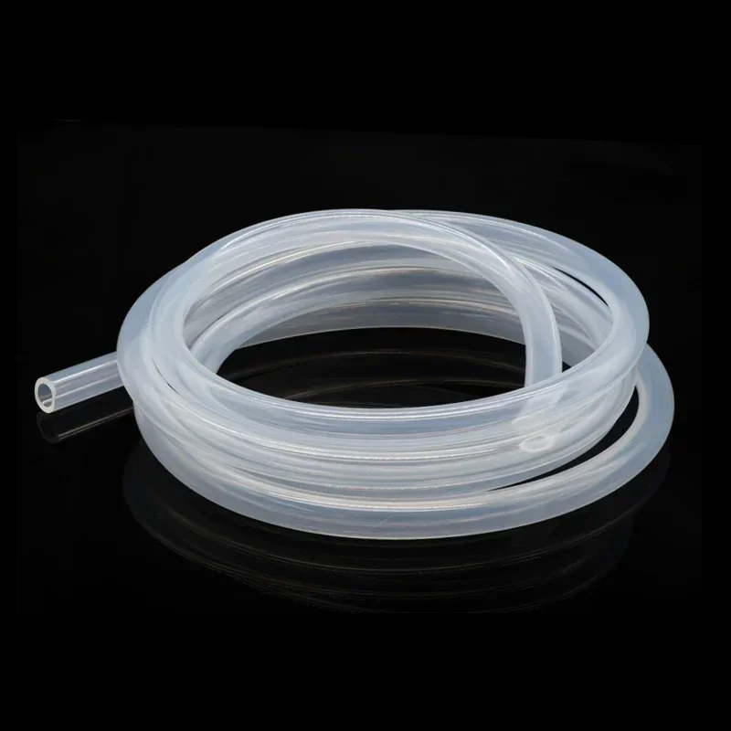 1/5/10M Food Grade Clear Transparent Silicone Rubber Hose ID 0.5 1 2 3 4 5 6 7 8 9 10 12mm O.D Flexible Nontoxic Silicone Tube