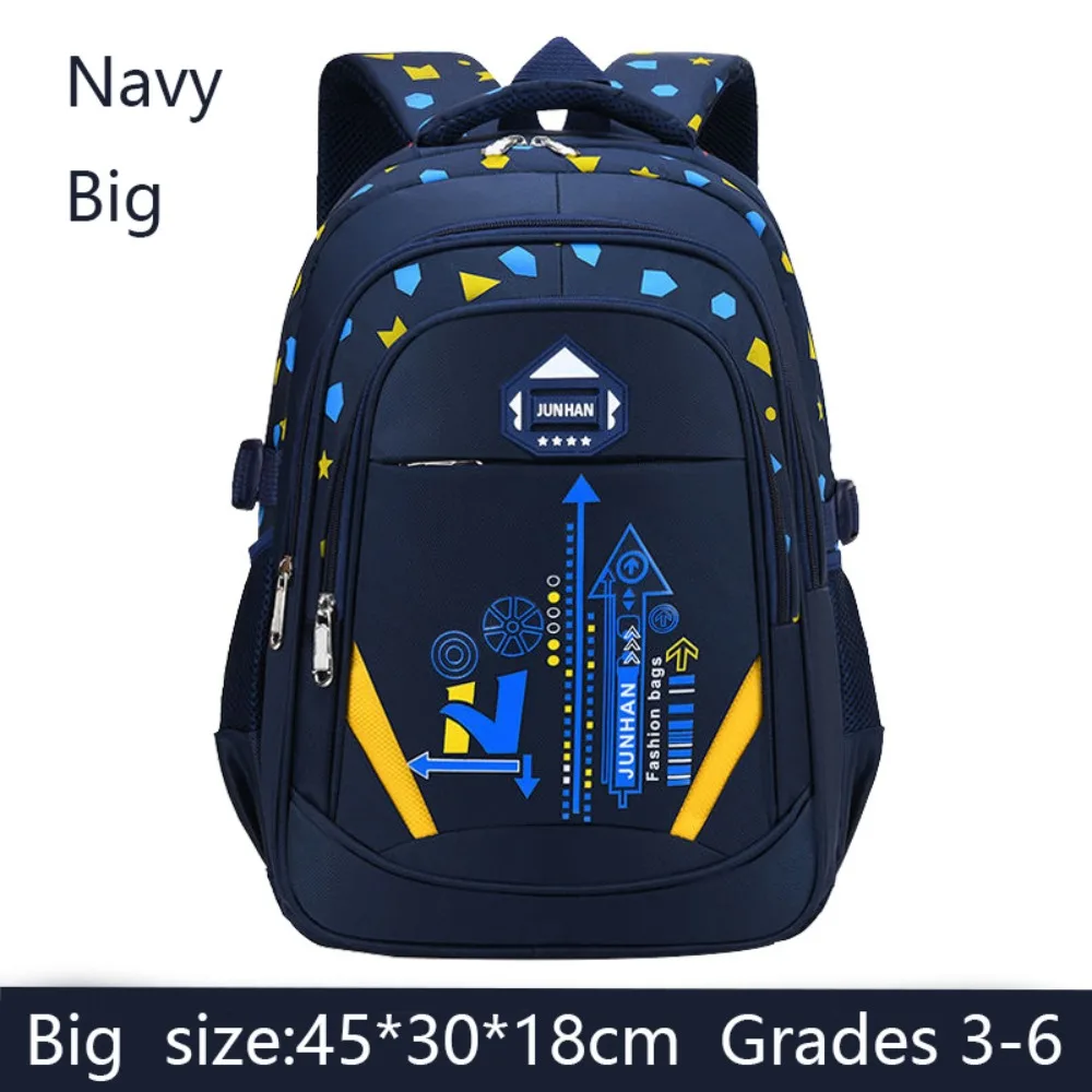 1Pcs Geometry Pattern Primary Schoolbag Waterproof Mochila Book Kid Backpack Nylon Lightweight Children's Backpack