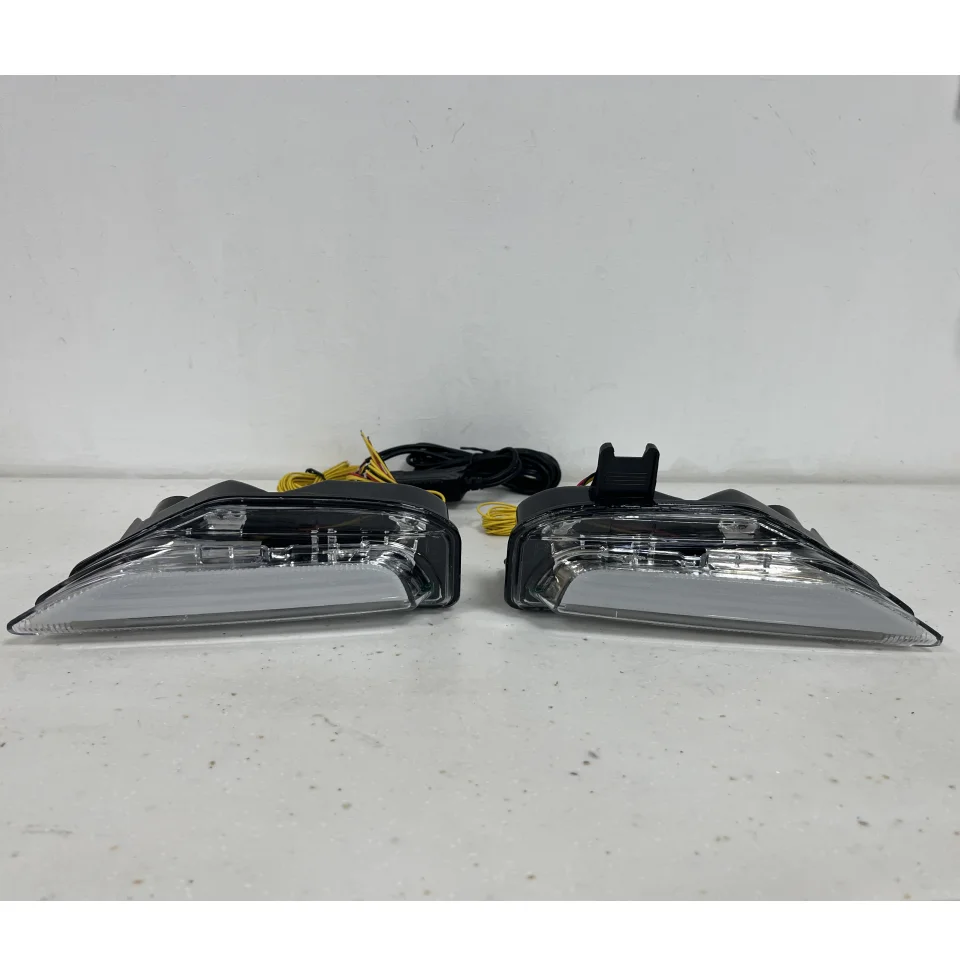 

Fit for Q50 2014-2021 Daytime Running Light Side Mirror Light Front Bumper Sequential RGB Combo Set