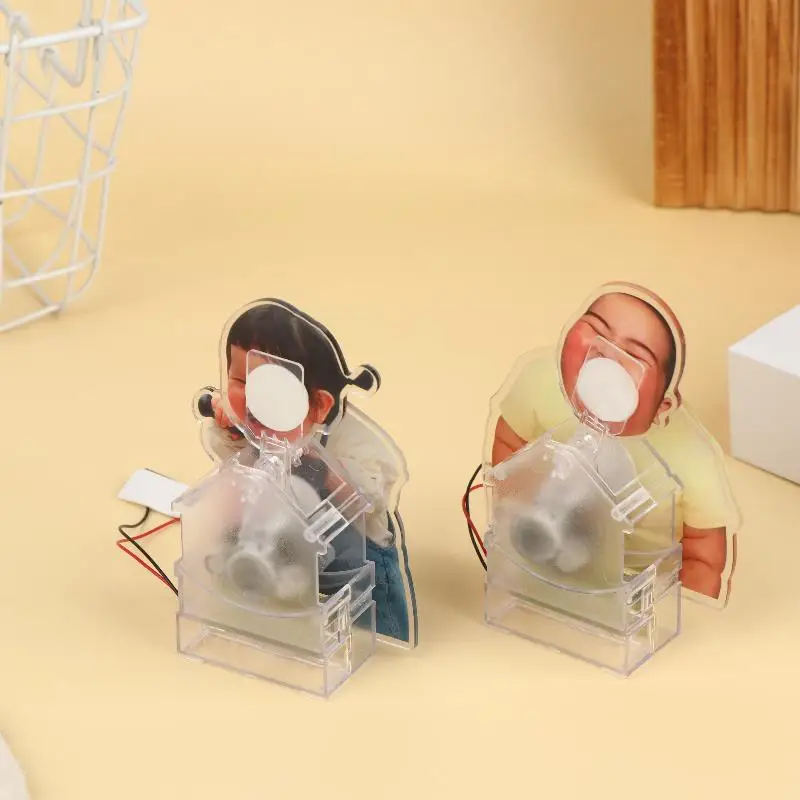 1 قطعة علامة الإعلان شريط لاصق تلقائيا الإبداعية موجة كهربائية هزة عرض حامل داعم