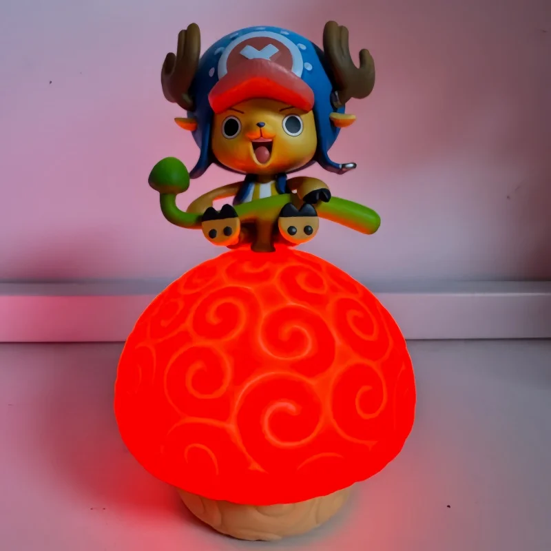 

In Stock Happy Life One Piece Devil Fruit Five Levels, Nika Luffy Nightlight Anime Figure Surrounding Models Desktop Toys Gift