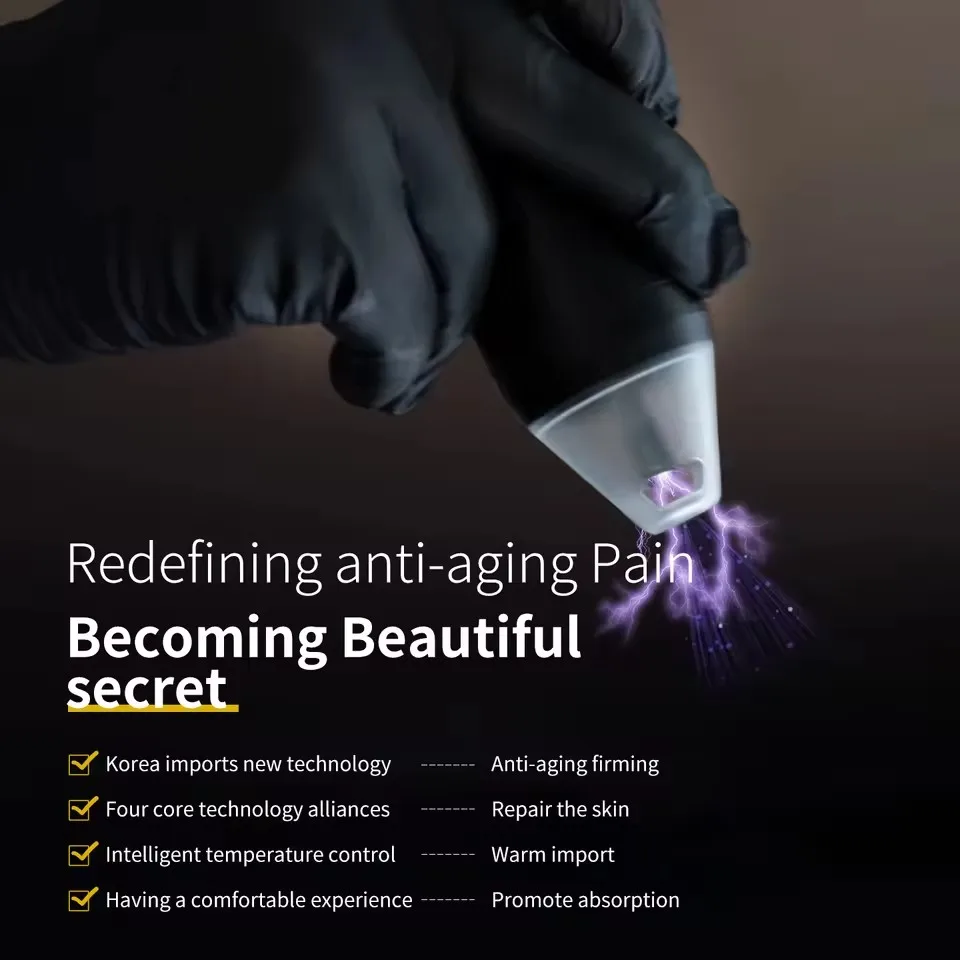 

Black Diamond Anti-Aging Face Cleaning Brush Variable Frequency Desktop Beauty Equipment Water Drop Lifting Whitening