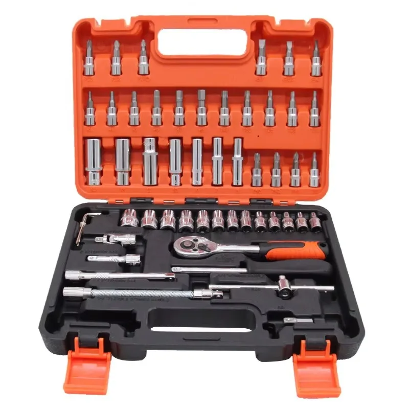 

SXLL 53-Piece Combination Tool Set Car Motorcycle Ratchet Wrench Multifunctional Maintenance Household Wrench
