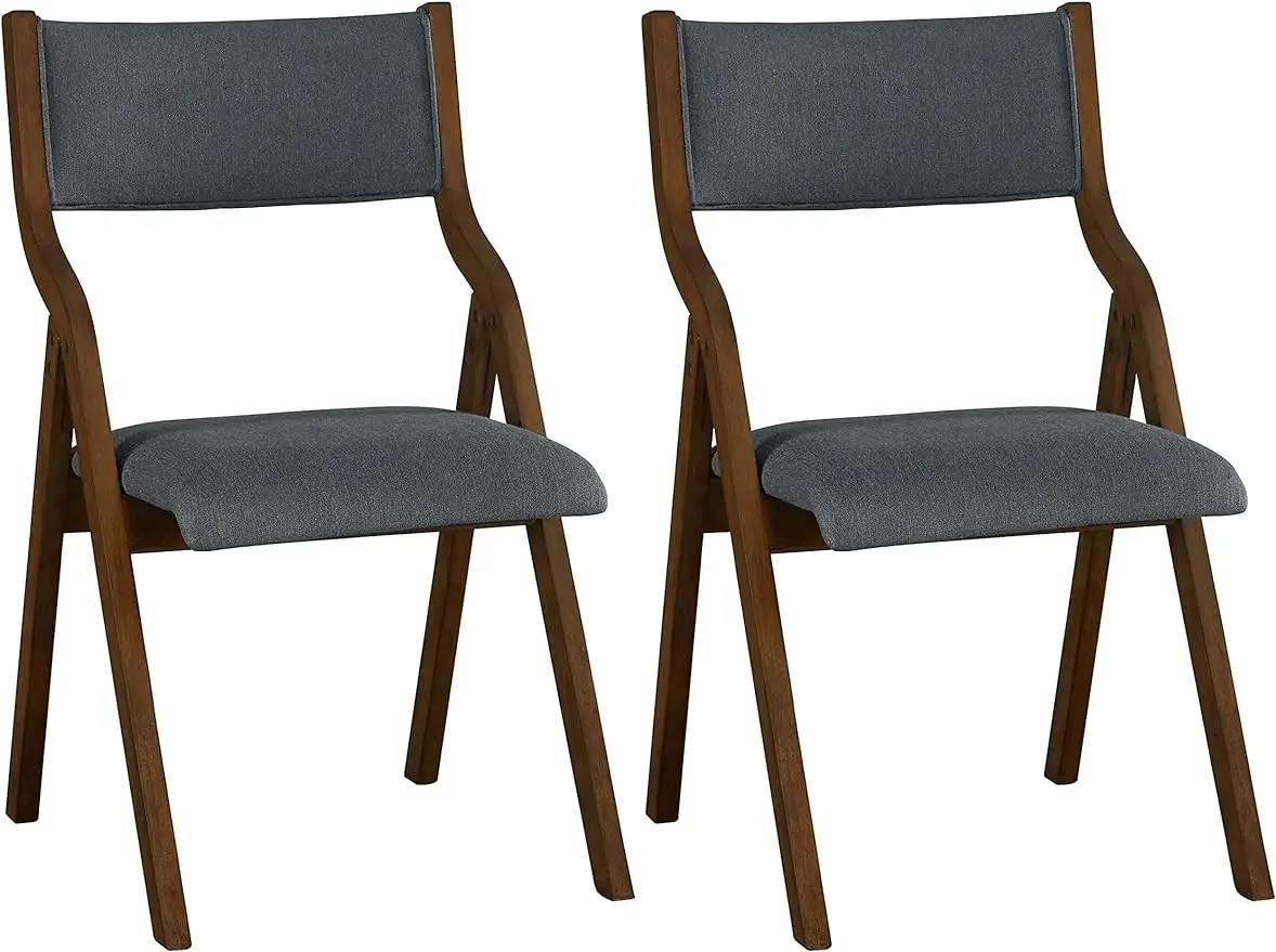 Ball & Cast Modern Folding Chairs Foldable Dining Chairs Set of 2, 18