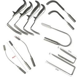 Autoclavabe Breast Detacher Sickle Retractor L/U Shape Enlarging Breast Augmentation Cosmetic Beauty Tools