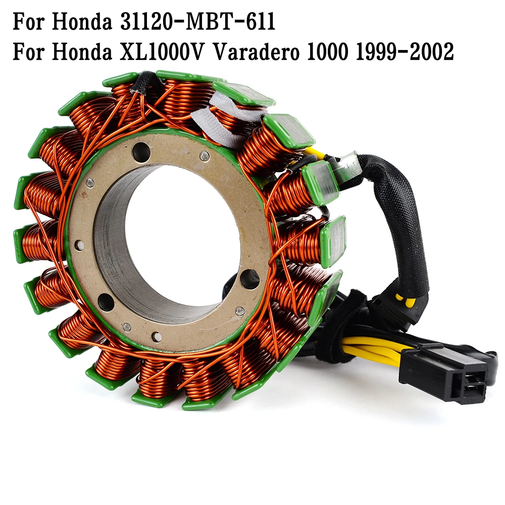 Motorcyle Ignition Magneto Stator Coil for Honda XL1000V XL 1000V Varadero 1000 1999 2000 2001 2002 31120-MBT-611 Generator Coil