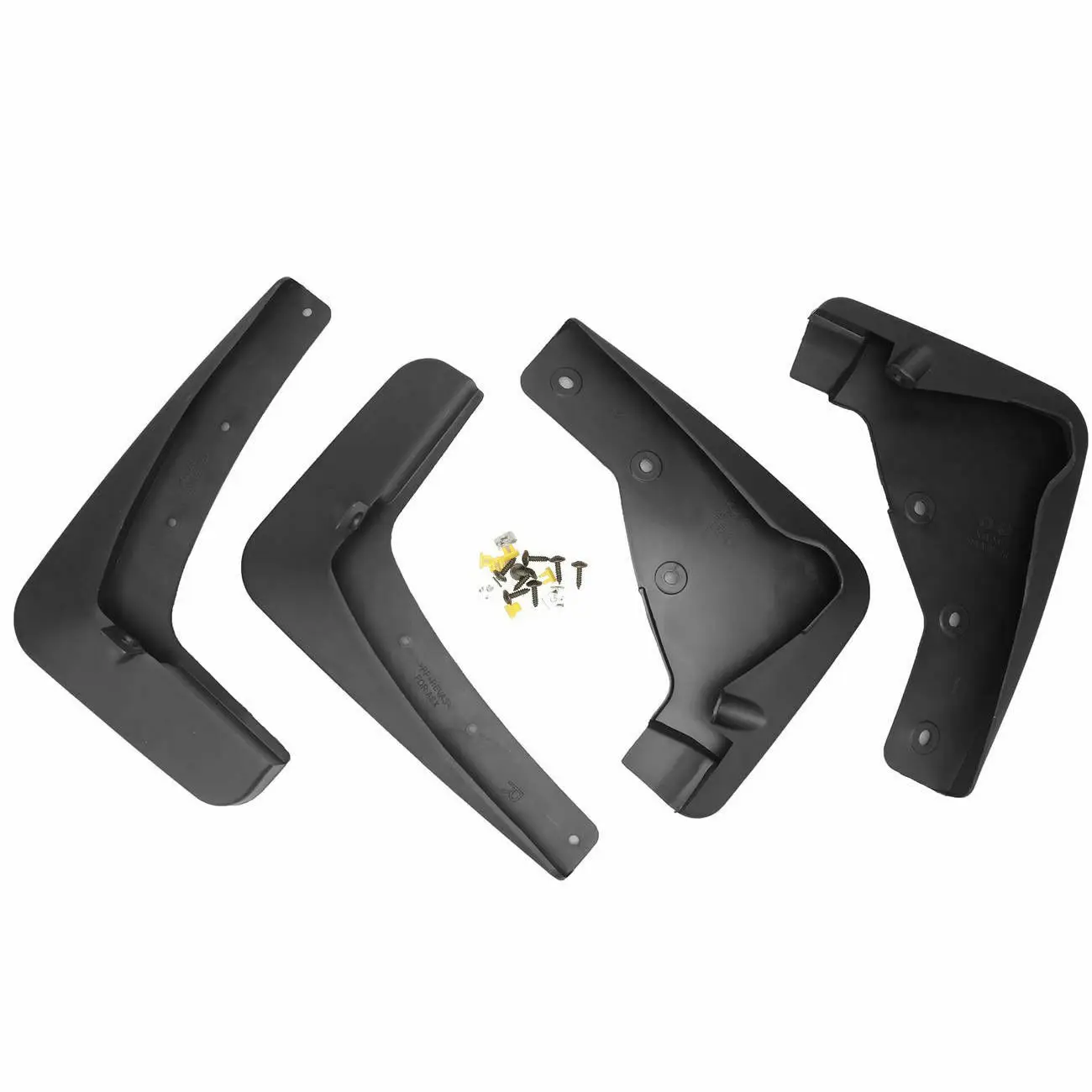 実用的な4個入り車用マッドフラップ、三菱asxアウトランダースポーツ2013-2015用マッドガードフェンダー