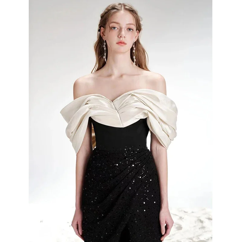 Robe de Soirée Longue et Élégante pour Femme, Tenue de Gala, Bal, Mariage, Événements Spéciaux, 2023