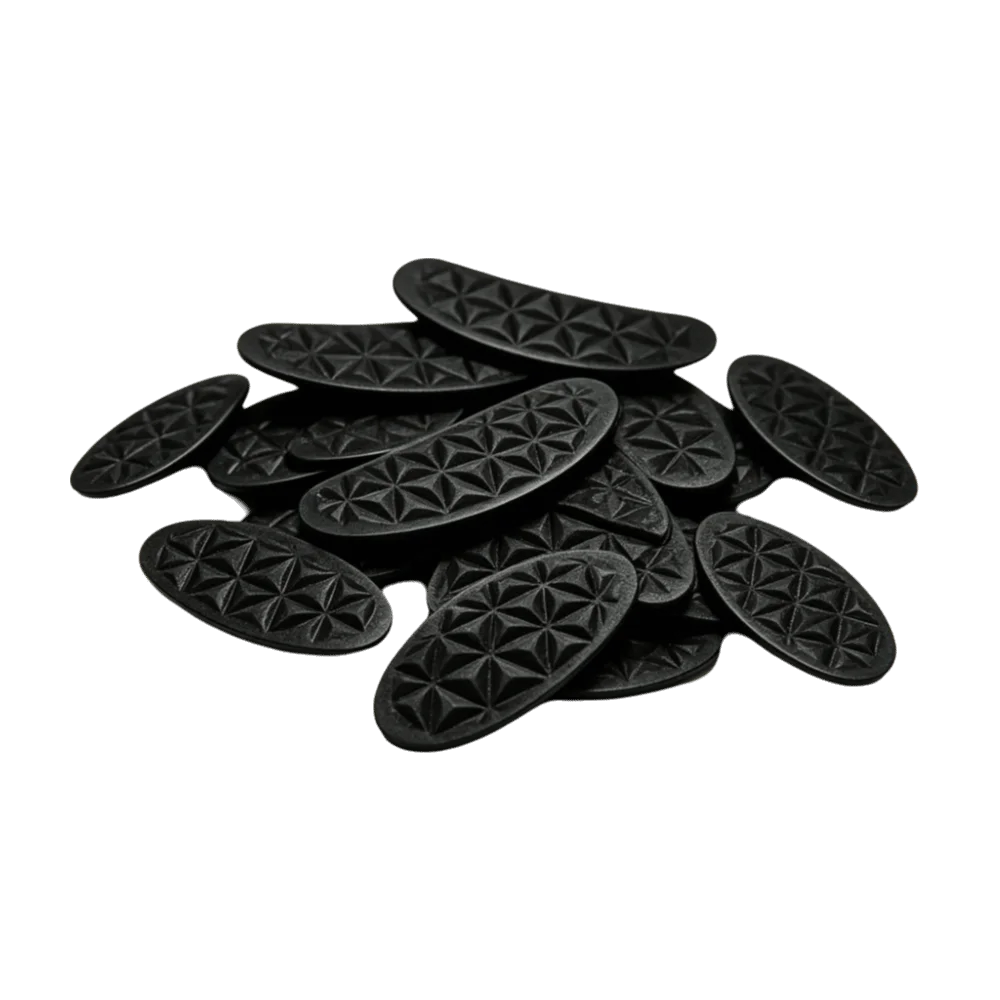 10 Pairs Silicone Eyeglass Nose Pads Anti Slip Air Cushion Glasses Nasal Supports Textured Surface Self Adhesive Nose Holder