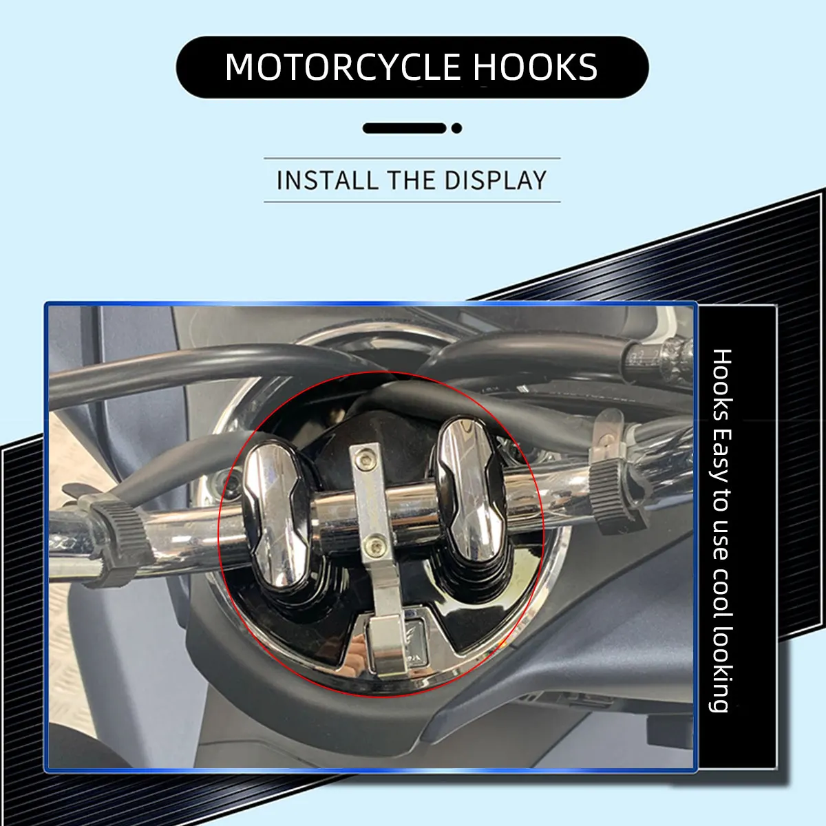 1 adet motosiklet CNC alüminyum elektrikli araç çok fonksiyonlu asma kancası HONDA PCX125 PCX150 PCX160 PCX 125 için uygun