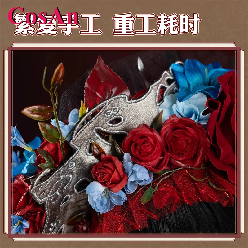 

CosAn Game Identity V Memory/‌Alice Deross Cosplay Costume Miss Pomegranate Dish Sweet Dress Halloween Party Role Play Clothing