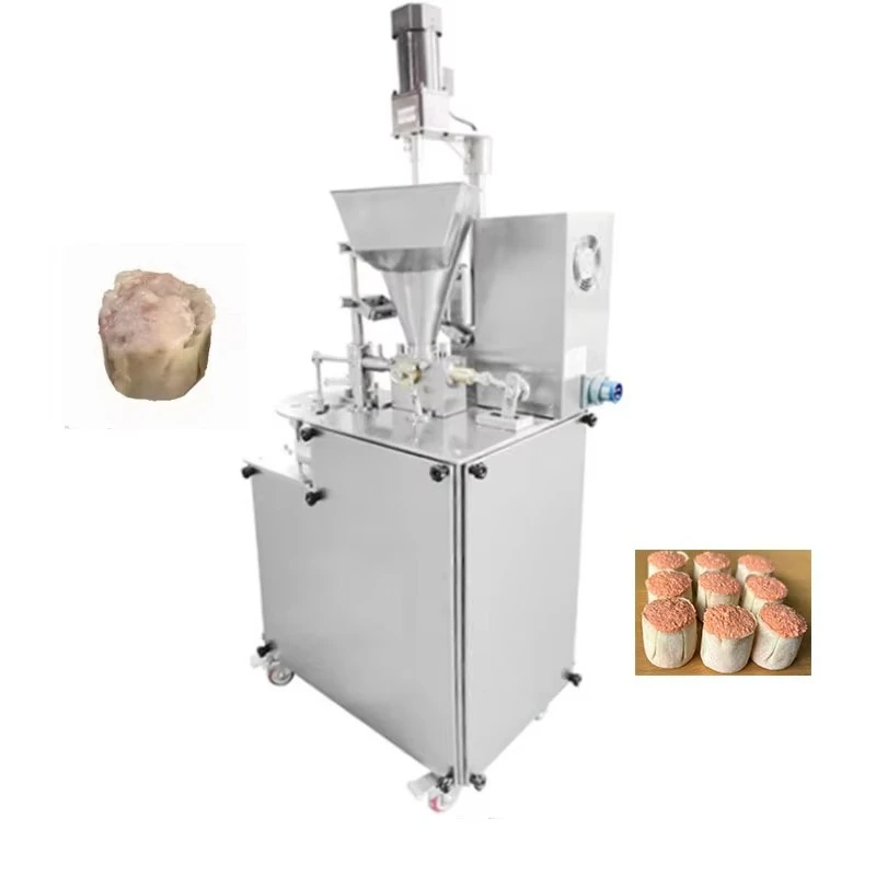 Forming machine for making large empanadas