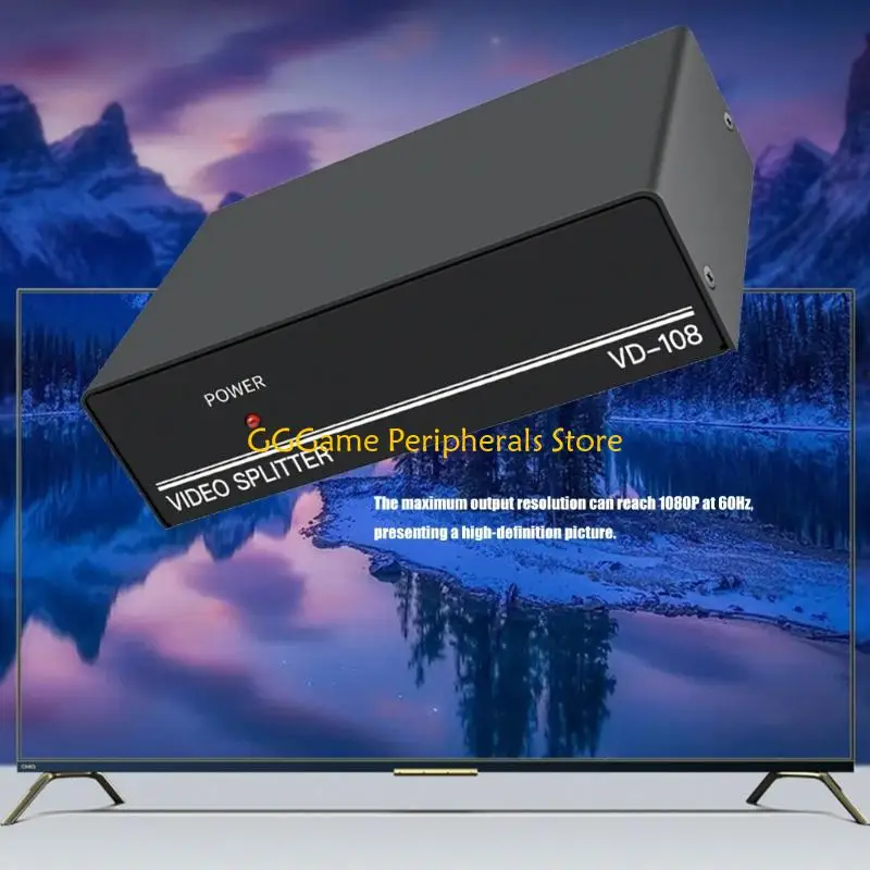 

U55B Durability BNC Video Splitter BNC Video Distribution Box Uninterrupted Monitoring