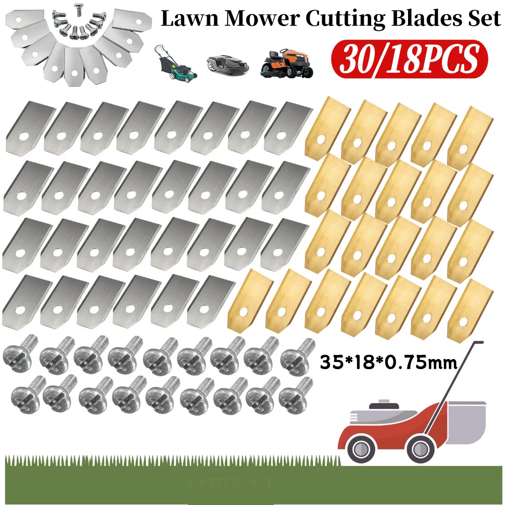 30/18PCS Lawn Mower… - image