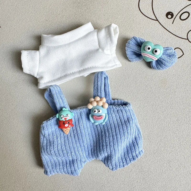 Ropa Labubu de 17cm, Mini ropa para muñecas de peluche, ropa para muñecas Labubu, decoración bonita para muñecas, regalos DIY para niños, accesorios para muñecas